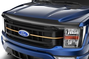 Ford F-150 Hood Deflector - Husky Liners - Aeroskin - Smoke - `21-`24